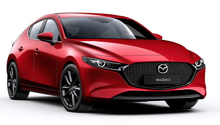 Der brandneue Mazda 3 bei Garage Comminot Chur